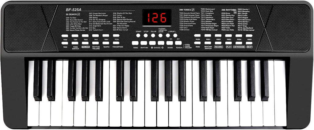 37 Keys Kids Piano for Beginners with Built-in 1200mA Rechargeable Battery