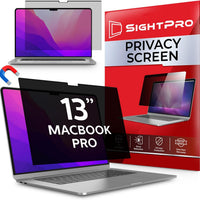 SightPro Magnetic Privacy Screen for MacBook Pro 13 Inch (2016, 2017, 2018, 2019, 2020, 2021, 2022, M1, M2) Patented Rem
