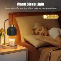 seenlast Candle Warmer Lamp with Dimmer Adjustable Height, 2/4/8H Timer