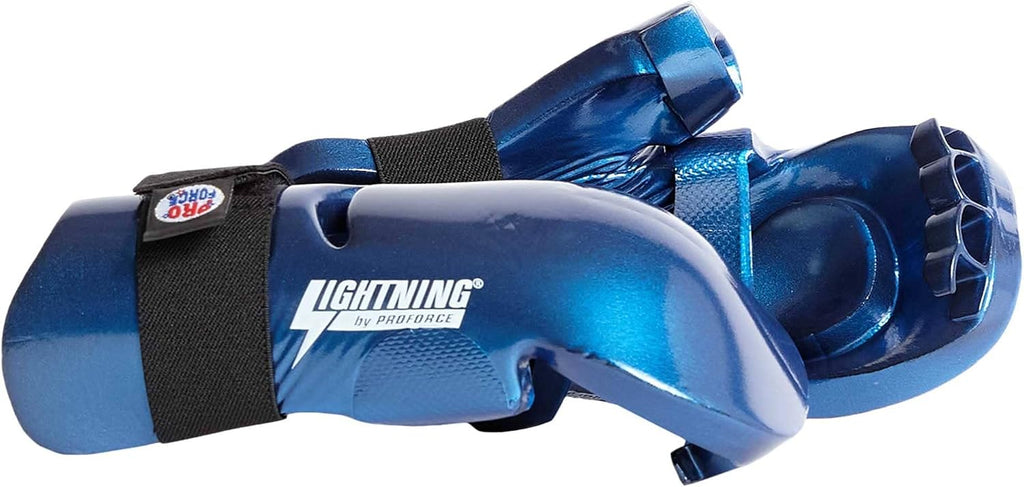 PROFORCE Lightning Punches Karate Sparring Gloves - Blue - Large