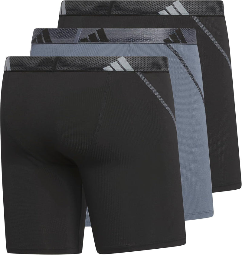 adidas Men's Performance Boxer Brief Underwear 3-Pack