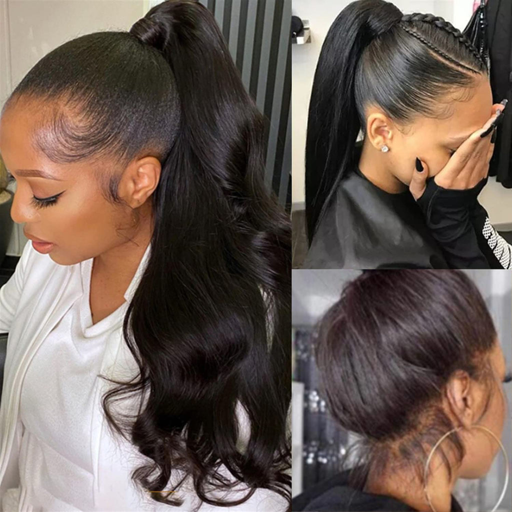 360 Lace Front Wigs Human Hair Body Wave 24 Inch 360 HD Lace Front Wigs
