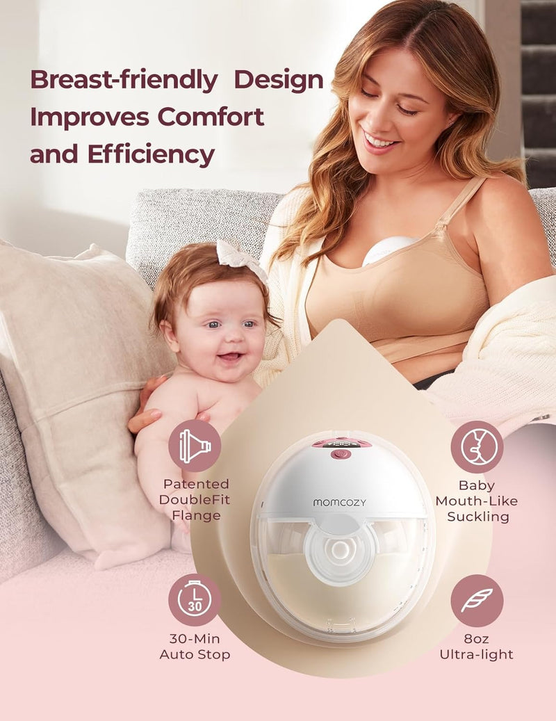 Momcozy M5 Smart APP Controlled Wearable Breast Pump