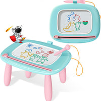Kikidex Toddlers Toys Age 1-3, Magnetic Drawing Board, Doodle Board Pad Learning and Educational Toys for 1 2 3 Year Old