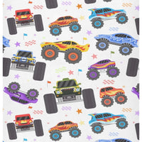 Crib Sheets for Boys Cartoon Monster Trucks Toddler Baby Girl Sheets for Crib,Neutral Mini Crib Nursery Mattress Sheets