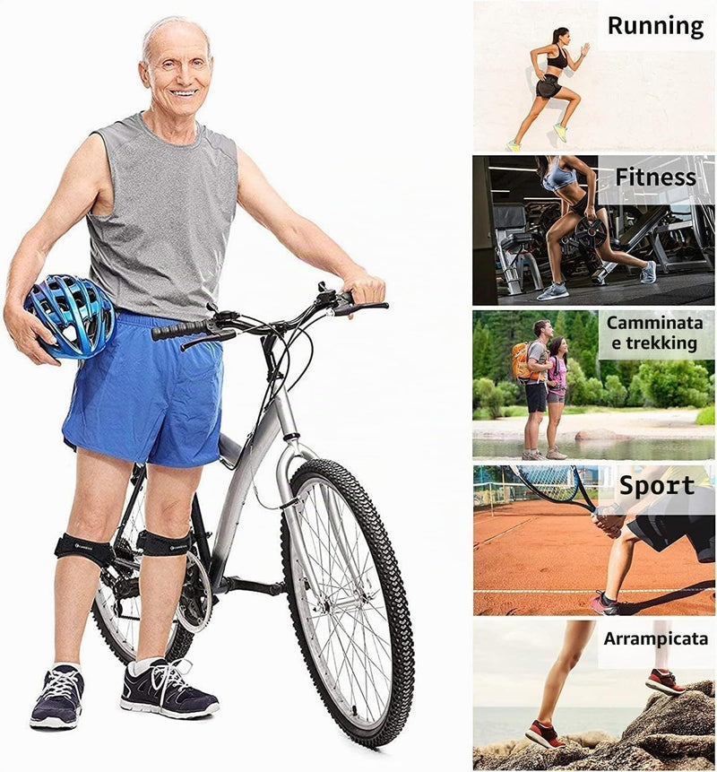CAMBIVO 2 Pack Patella Tendon Knee Straps, Knee Brace for Women