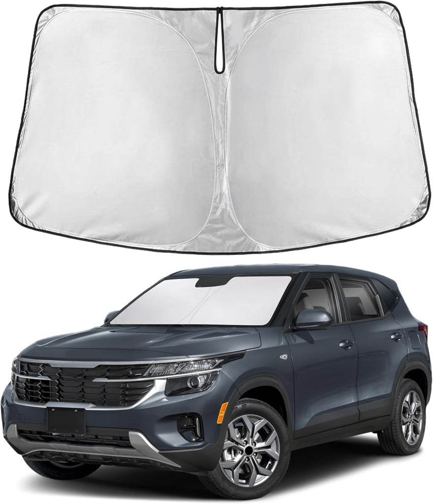 EcoNour Windshield Sunshade Compatible for Kia Seltos 2021-2024 2025 2026