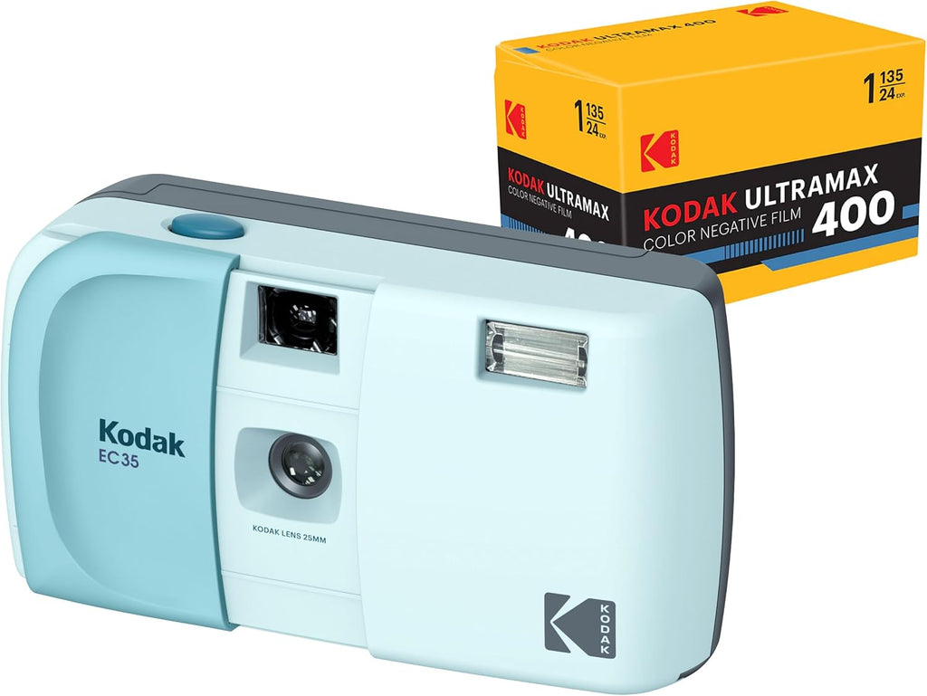 Kodak EC35 - Cámara analógica reutilizable 35mm - Azul Polvo