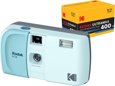 Kodak EC35 - Cámara analógica reutilizable 35mm - Azul Polvo