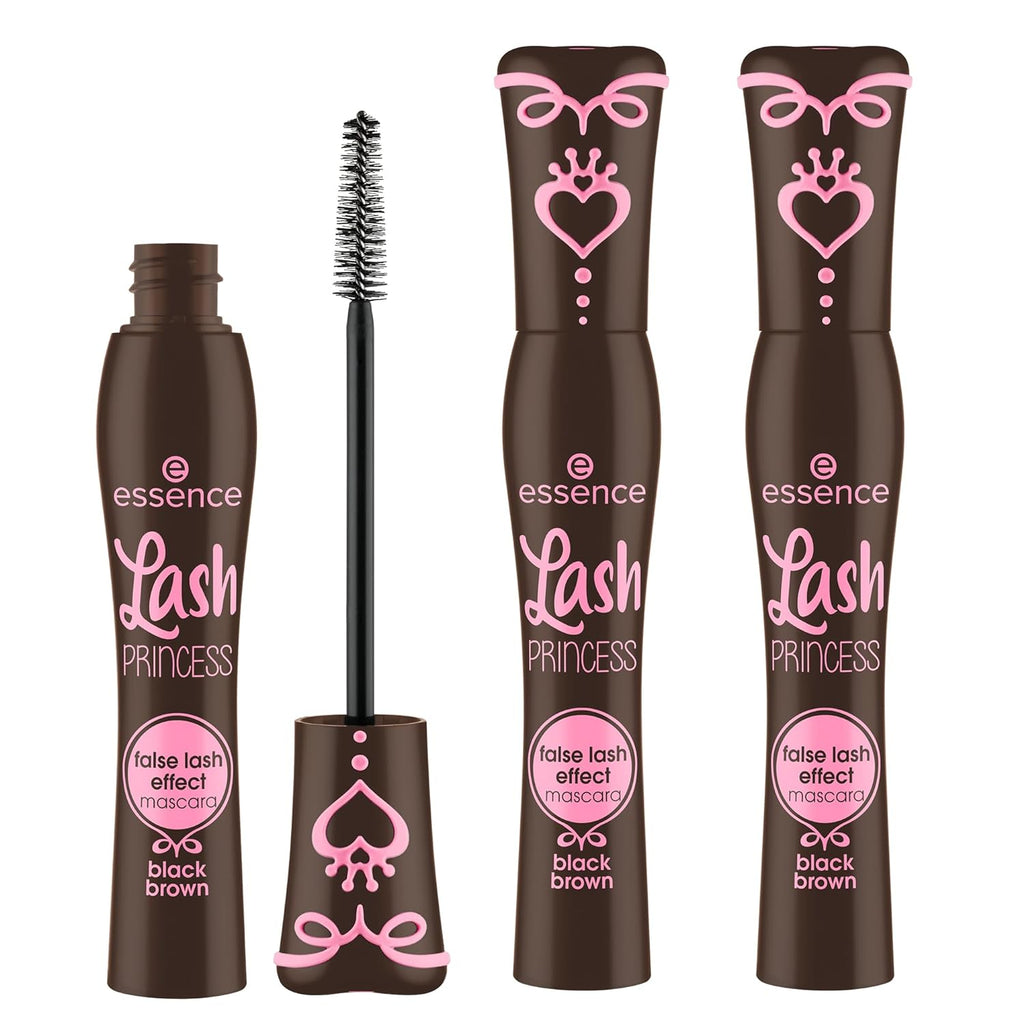 essence Lash Princess False Lash Effect Mascara, Brown (Pack of 3)