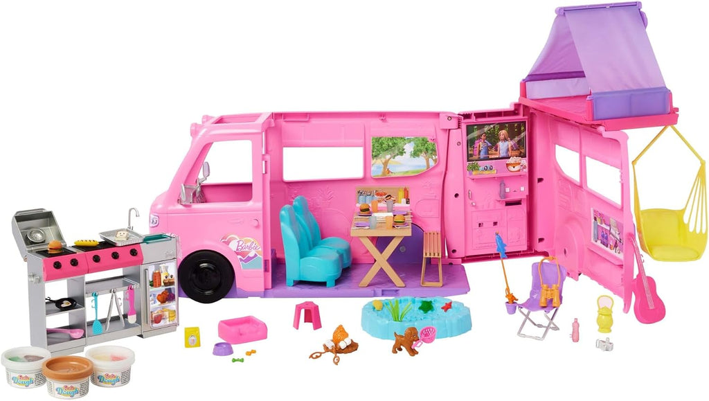 Barbie Dream Camper Playset, Featuring Camping Accessories