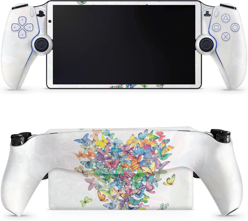 Glossy Glitter Gaming Skin Compatible with PS5 Portal Remote Player - Wildheart - Premium 3M Vinyl Protective Wrap Decal