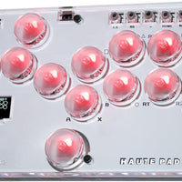 Haute42 S13 13-Key Leverless Arcade Stick, RGB Fighting Game Controller
