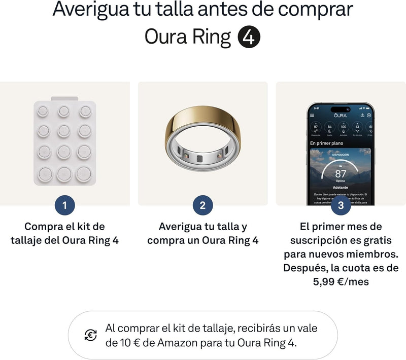 OURA Ring 4 - Gold - Size 8
