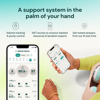 Willow Go Extractor de Leche Manos Libres con 15 Niveles y App