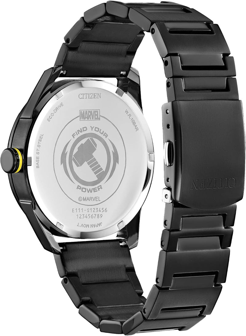 CITIZEN Men's Eco-Drive Thor 42mm Stainless Steel BM6987-50W