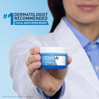 CeraVe Gel de agua hidratante de ácido hialurónico, hidratante facial ligero para hidratar con ceramidas, ácido hialurónico y niacinamida, sin fragancia, seguro para pieles sensibles, 1.7 onzas