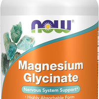 NOW Foods Supplements, Magnesium Glycinate 100 mg, Highly Absorbable Form, 180 Tablets