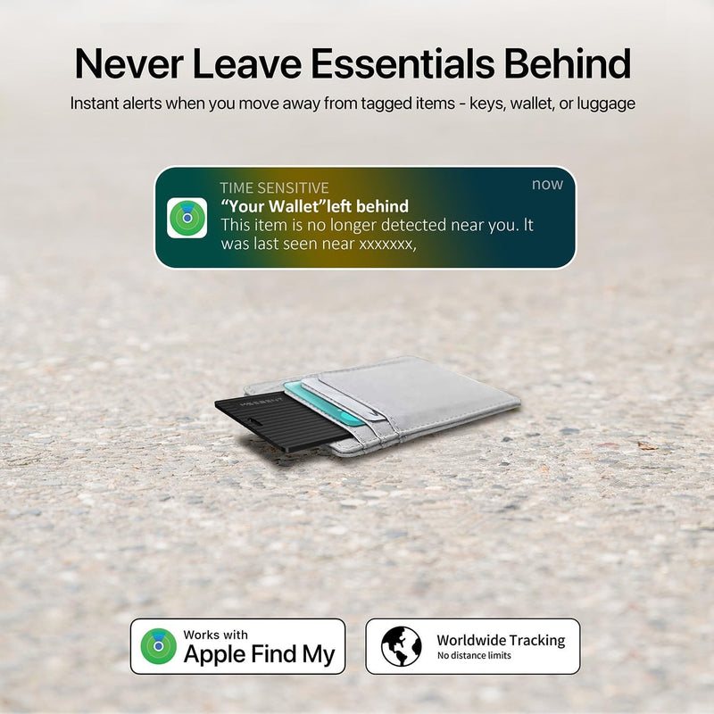 MSEBENT Wallet Tracker Card, Apple MFi Certified