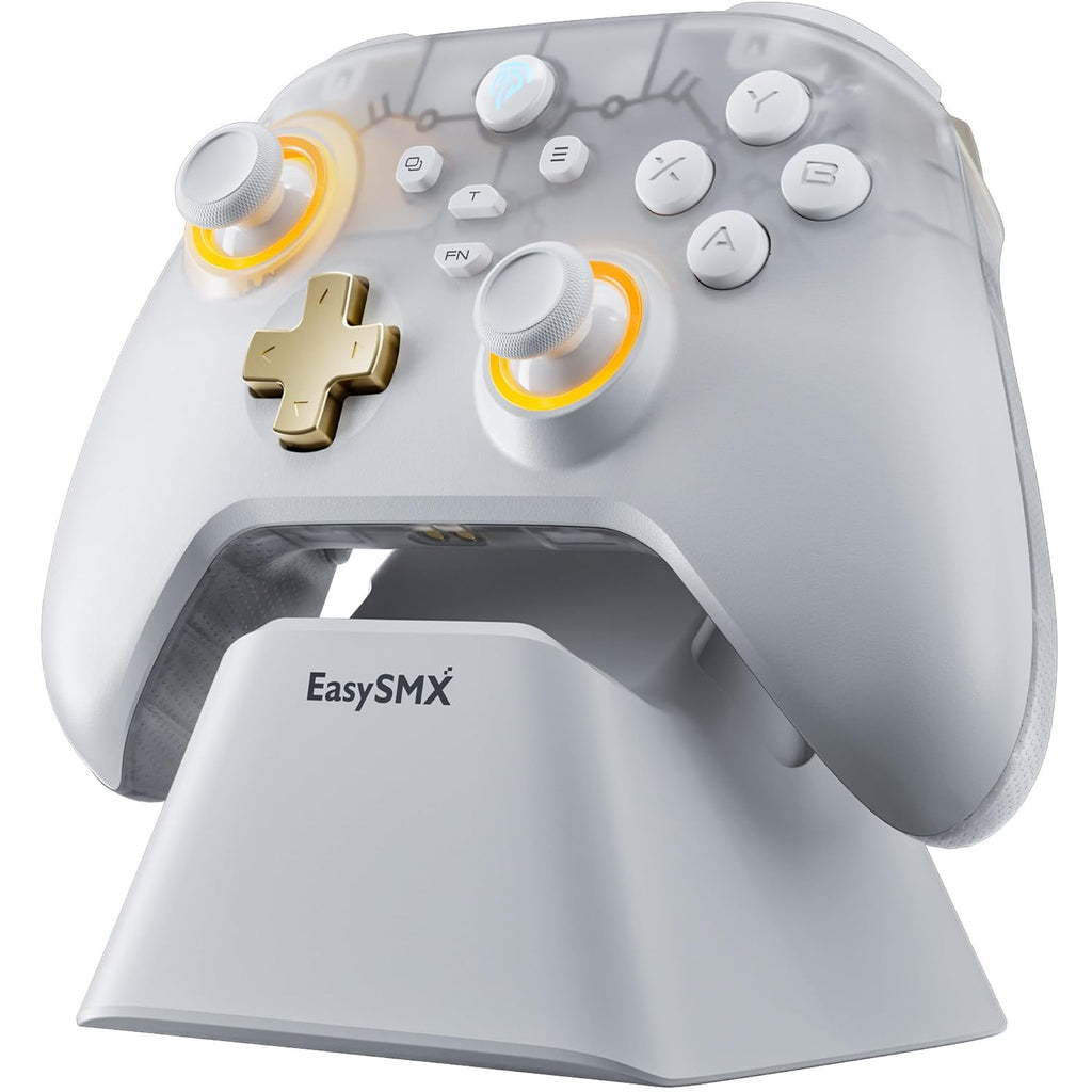 EasySMX D05 Wireless PC Controller with Charging Dock,Black