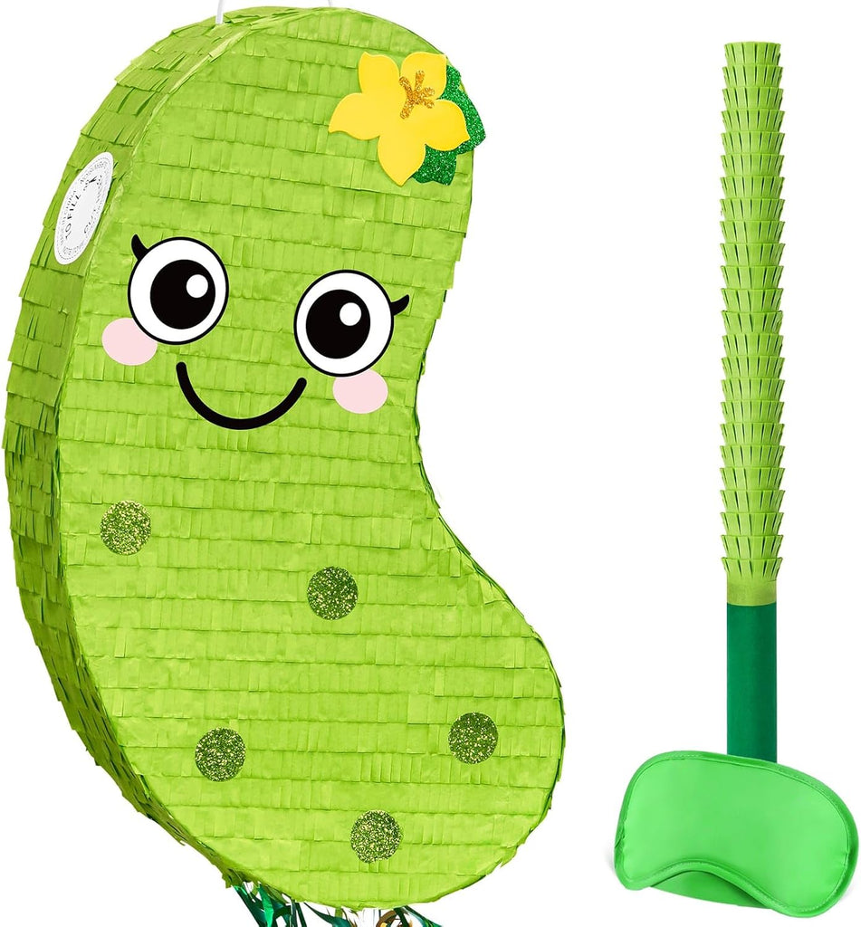 WERNNSAI Pickle Piñata, Pickle Cucumber Party Decorations Pepino Party
