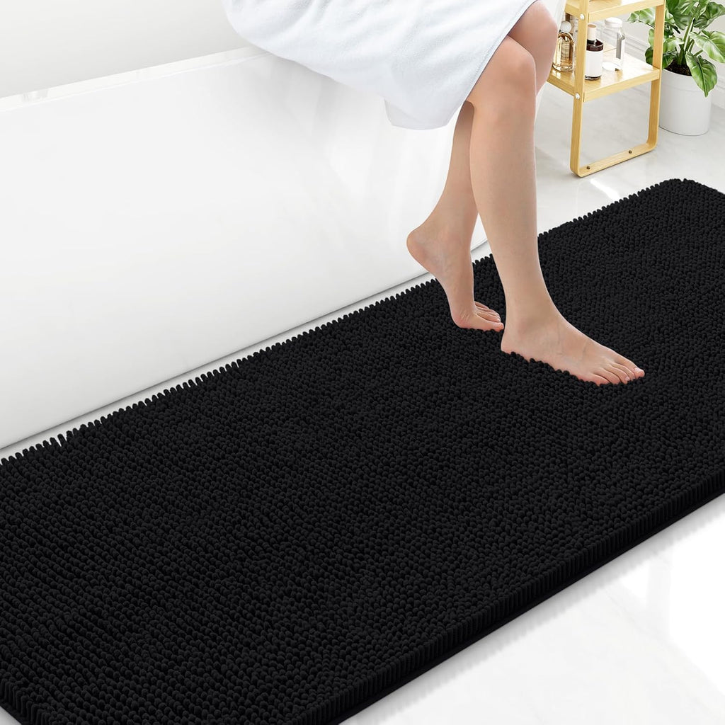 Arotive Bathroom Rugs 70x20, Soft Absorbent Shaggy Chenille Bath Rugs