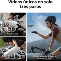 DJI Neo Motion Fly More Combo, Mini Drone with 4K UHD Camera for Adults, 135g Self Flying Drone that Follows You, Palm Takeoff, Subject Tracking, QuickShots, with RC Motion 3 and 3 Batteries