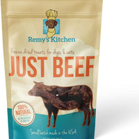 Remy’s Kitchen Freeze Dried Dog & Cat Treats – Beef, Single Ingredient, All-Natural, USA Sourced, Human-Grade, Grain-Fre