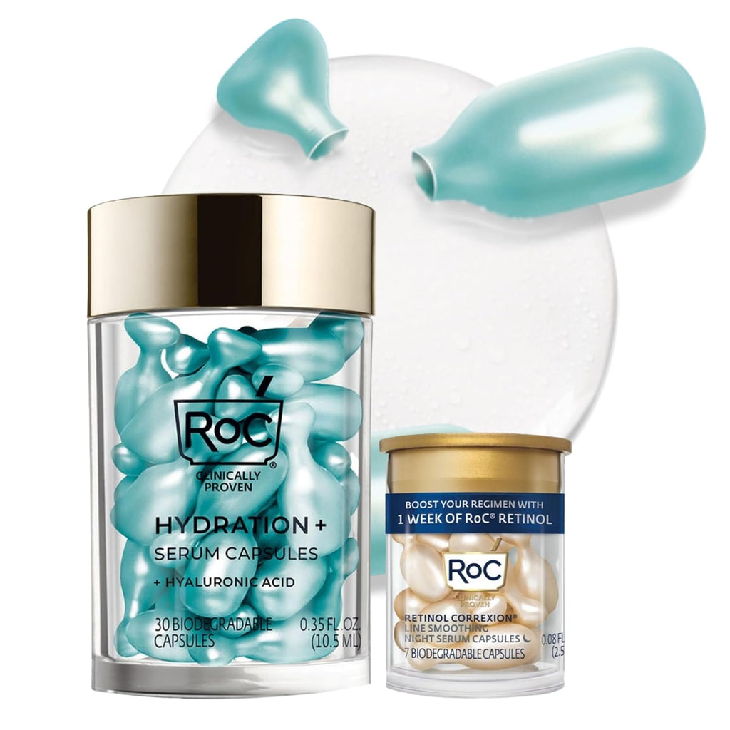 RoC Hyaluronic Acid Night Serum Capsules 30ct + RoC Retinol Capsules 7ct