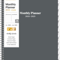 2026-2029 Monthly Planner/Calendar - July 2026 - June 2029, 3 Year Months Planner 2026-2029, 9'' x 11'', 36 Monthly Tabs