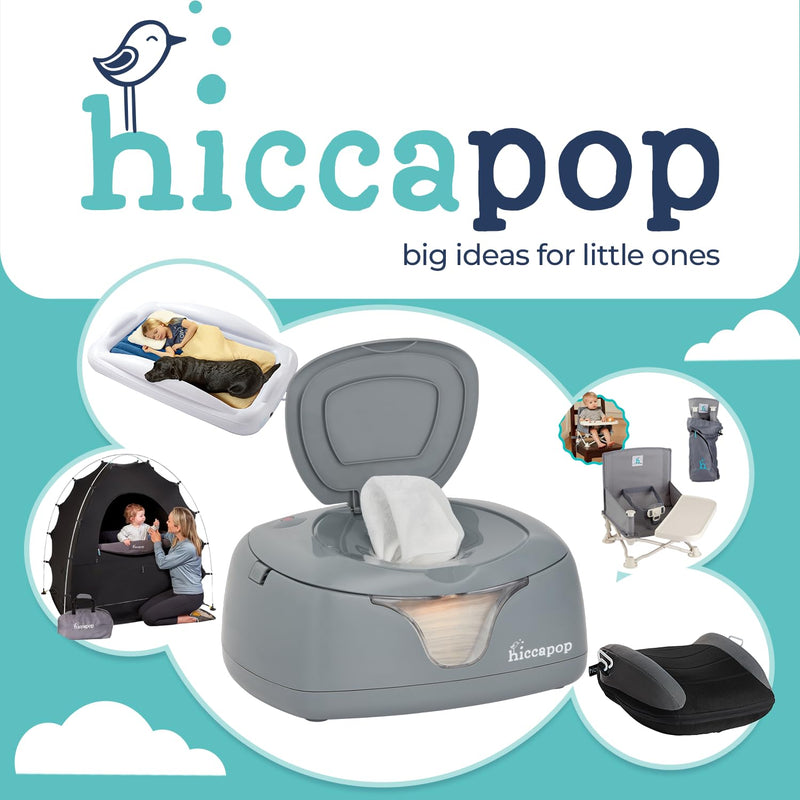 Hiccapop Calentador y Dispensador de Toallitas Húmedas Gris