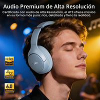 TOZO HT3 Hybrid Noise Cancelling Wireless Headphones, 90H Over Ear Headset