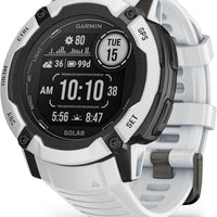 Garmin Instinct® 2X Solar, Rugged Outdoor Smartwatch, 50mm, Whitestone