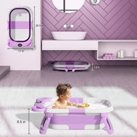 TPN Bañera Plegable para Bebé 0 a 36 Meses con Termómetro y Cojín Modelo 5