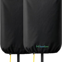 SoundCover Professional Grade 600D Protective Cover for Stand Mounted 15" PA/DJ Powered Speaker - Black - Includes a 420