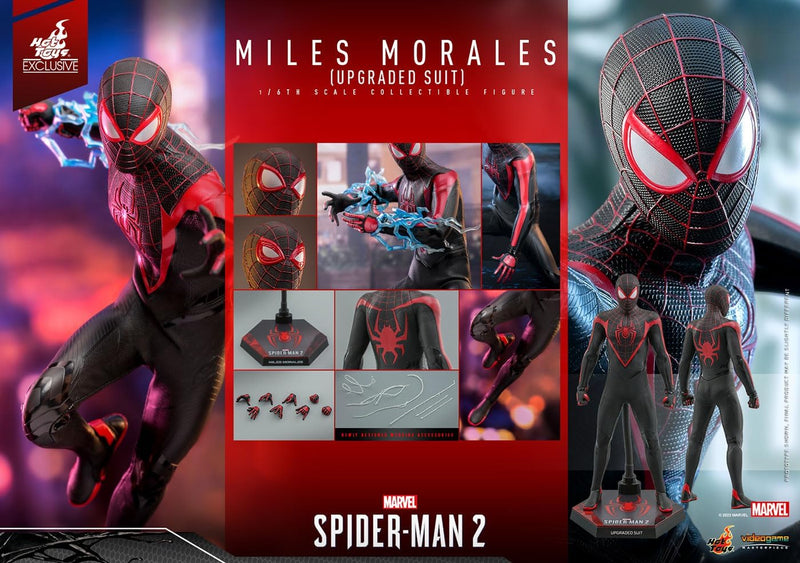 Hot Toys Miles Morales Traje Mejorado - Spider-Man 2 (VGM55) 1:6