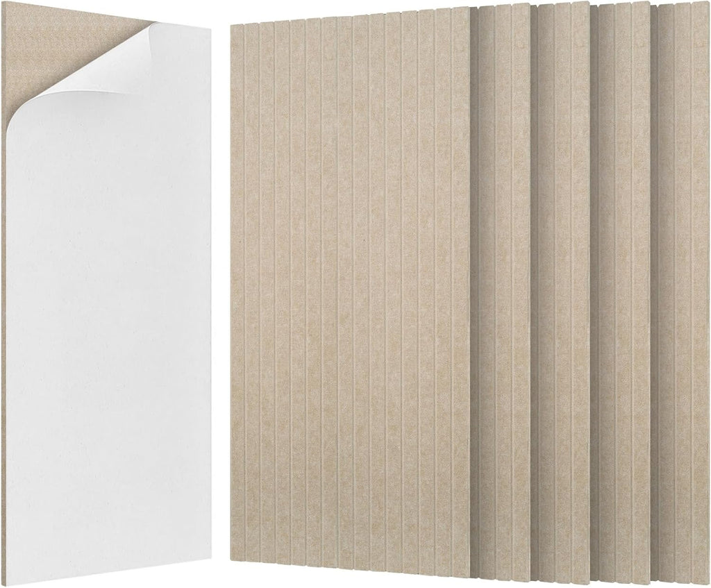 10 Pack Large Acoustic Panels,47.2" X 23.6" Acoustical Wall Panel,Self-Adhesive Sound Proof Panel for Office, Decorative