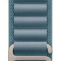 Apple Watch Band - Alpine Loop - 49mm - Light Blue - Small - Natural Titanium Finish