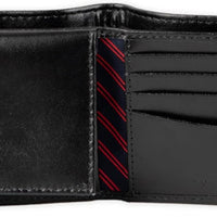 Tommy Hilfiger Men's Leather Wallet – Slim Bifold with 6 Credit Card