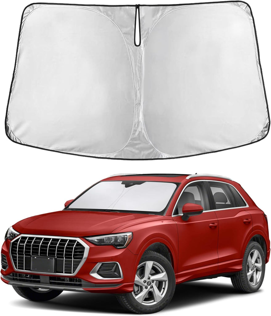EcoNour Windshield Sunshade Compatible for Audi Q3 2019-2024 2025 2026