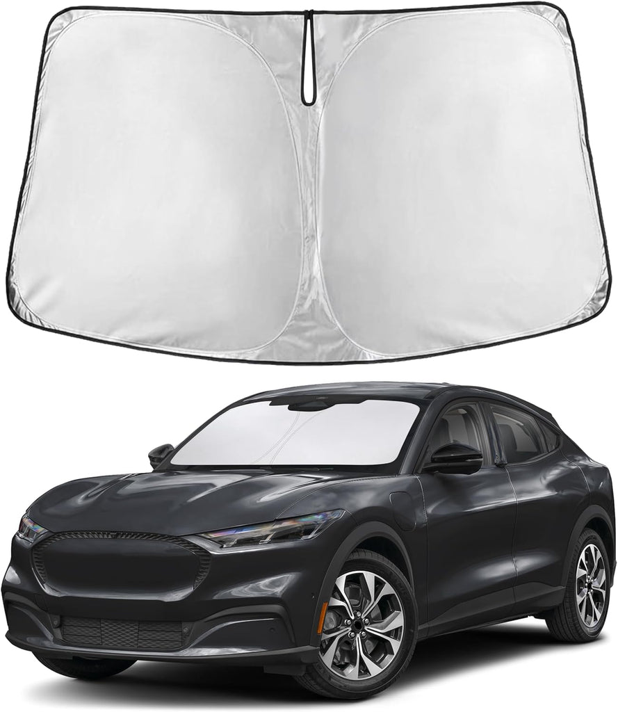EcoNour Windshield Sunshade Compatible for Ford Mustang Mach-E 2021-2026