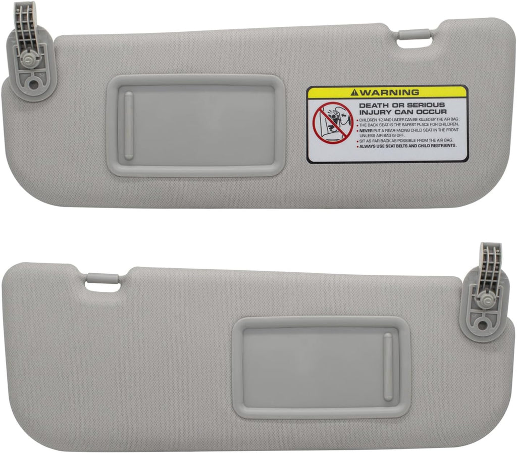NHILES Driver & Passenger Side Sun Visor Fits for Hyundai Elantra 2011-2015