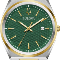 Bulova Mens Dress Classic Quartz Two Tone Stainless 39mm