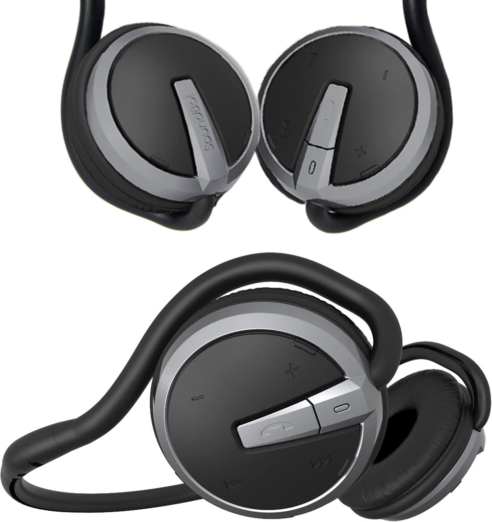 Soundbot Behind the Neck Headphones, Sweat Resistant Secure-Fit for Sports