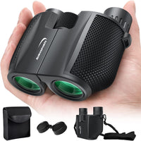 Aurosports 10x25 Compact Binoculars for Bird Watching, Cruise Ship, Travel