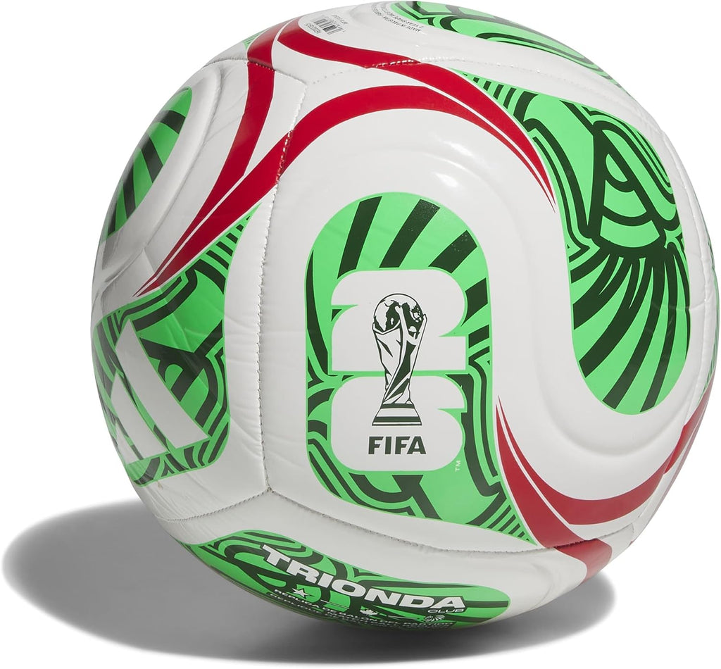 adidas Unisex-Adult World Cup Club Mexico, White/Vivid Red/Amazon Green/Flash Lime, 5