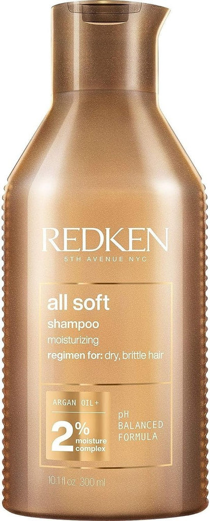 Redken All Soft Shampoo – For Dry, Brittle Hair