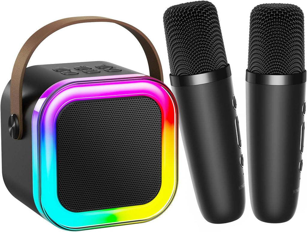 Kinglucky Mini Karaoke Machine for Kids, Top Birthday Gift Pick for Girls Ages 3, 4, 5, 6, 7, 8, 9, 10, 11, 12 Years Old