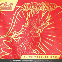 Pokémon TCG: Estuche de Entrenador Élite Scarlet & Violet (Miraidon Púrpura o Koraidon Rojo, Color Aleatorio)