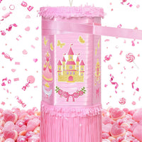 WERNNSAI Princess Spinning Piñata, Princess Birthday Party Decorations